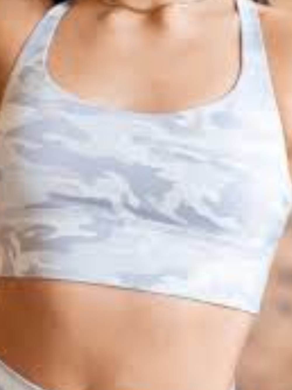 lululemon athletica Light Blue Camo Sports Bra